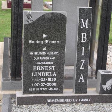 MBIZA Ernest Lindela 1936-2006