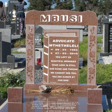 MBUSI Advocate Mthetheleli 1982-2010