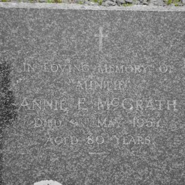 McGRATH Annie E. -1957