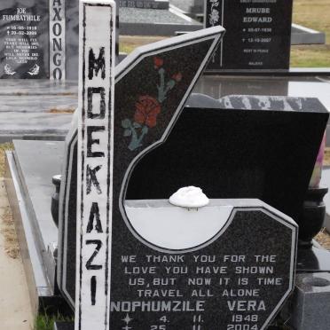 MDEKAZI Nophumzile Vera 1948-2004