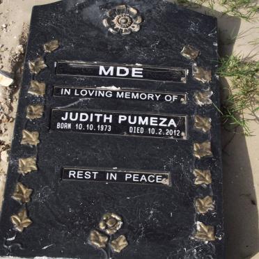 MDE Judith Pumeza 1973-2012