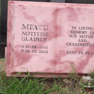 MFATU Notitise Gladyce 1941-2003
