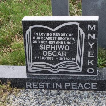 MNYEKO Siphiwo Oscar 1978-2010