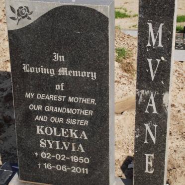 MVANE Koleka Sylvia 1950-2011