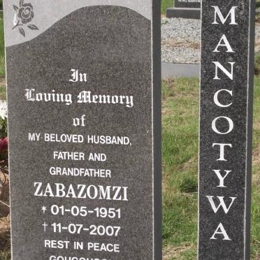 MANCOTYWA Zabazomzi 1951-2007