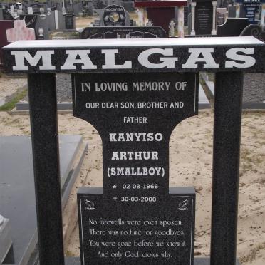 MALGAS Kanyiso Arthur 1966-2000
