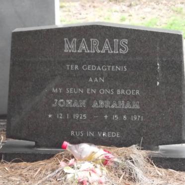 MARAIS Johan Abraham 1925-1971