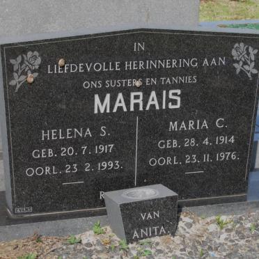 MARAIS Helena S. 1917-1993 :: MARAIS Maria C. 1914-1976