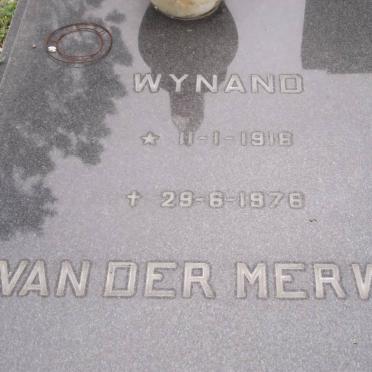 MERWE Wynand A., van der 1918-1976