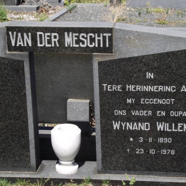 MESCHT Wynand Willem, van der 1890-1978