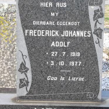 MEYER Frederick Johannes Adolf 1919-1977