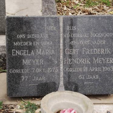 MEYER Engela Maria -1973 &amp; Gert Frederik Hendrik -1963