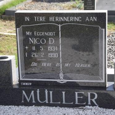 MULLER Nico D. 1934-1990