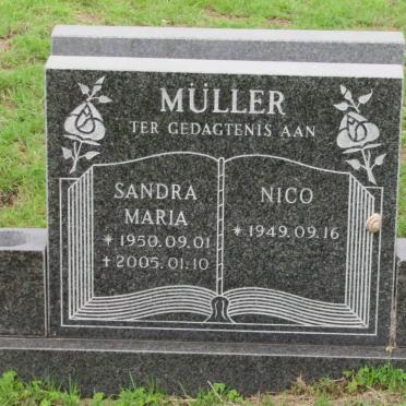 MULLER Nico 1949-  &amp; Sandra Maria 1950-2005