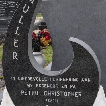 MULLER Petro Christopher 1950-1991