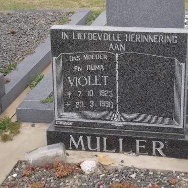 MULLER Violet 1923-1990