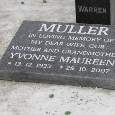 MULLER Yvonne Maureen 1933-2007