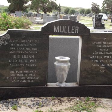 MULLER Walter William -1995 &amp; Iris Lilian -1968