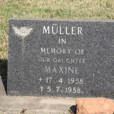 MULLER Maxine 1958-1958