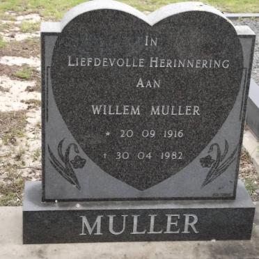 MULLER Willem 1916-1982