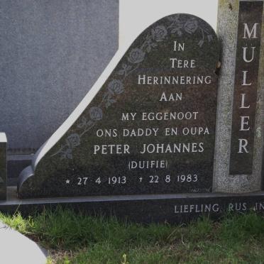 MULLER Peter Johannes 1913-1983