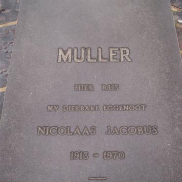 MULLER Nicolaas Jacobus 1913-1970