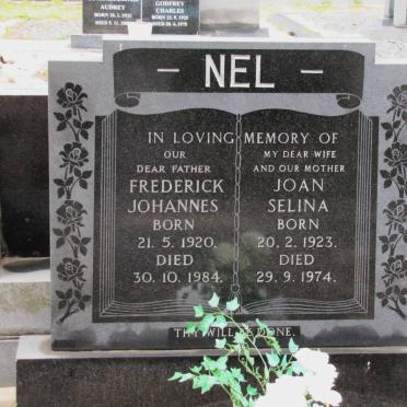 NEL Frederick Johannes 1920-1984 &amp; Joan Selina 1923-1974