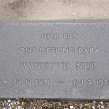 NEL Winette 1971-1972
