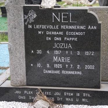 NEL Jozua 1917-1972 &amp; Marie 1925-2002