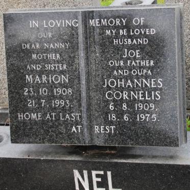 NEL Marion 1908-1993 &amp; Johannes Cornelis 1909-1975