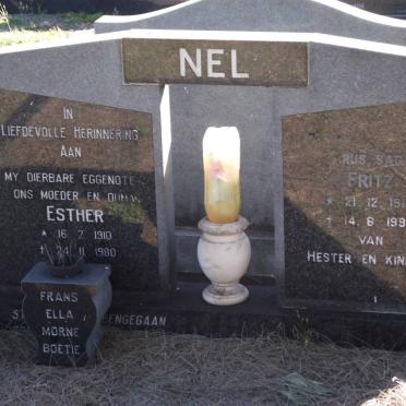 NEL Esther 1910-1980 &amp; Frederick Johannes Jacobus 1914-1994