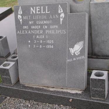 NELL Alexander Philipus 1925-1994
