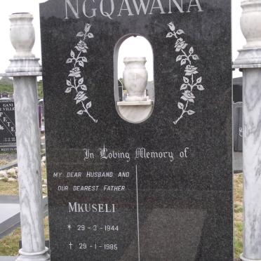 NGQAWANA Mkuseli 1944-1985