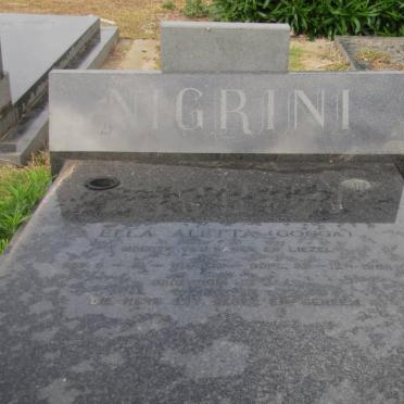 NIGRINI Ella Aletta 1946-1989