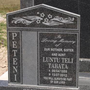 PETENI Luntu Teli Tabata 1959-2012