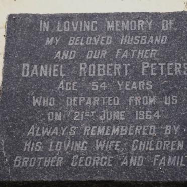 PETERS Daniel Robert -1964