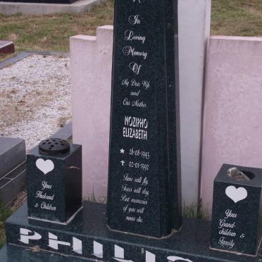 PHILISO Nozipho Elizabeth 1943-1992