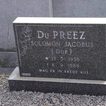 PREEZ Solomon Jacobus, du 1938-1989