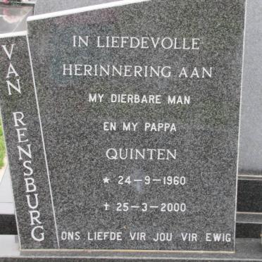 RENSBURG Quinten, van 1960-2000