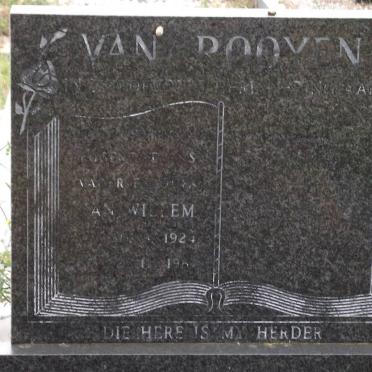 ROOYEN Jan Willem, van 1924-1987