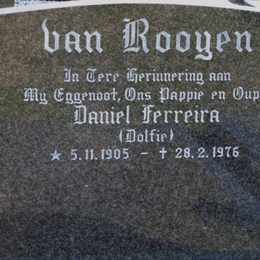 ROOYEN Daniel Ferreira, van 1905-1976