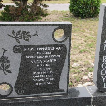 ROOYEN Anna Marie, van 1941-1971