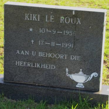 ROUX Kiki, le 1956-1991