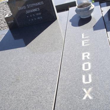 ROUX David Stephanus Johannes, le 1930-1979