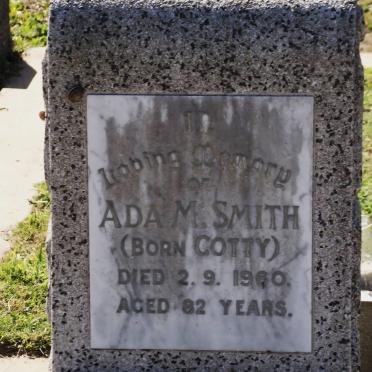 SMITH Ada M. nee COTTY -1960