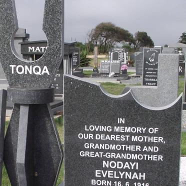 TONQA Nodayi Evelynah 1916-2007