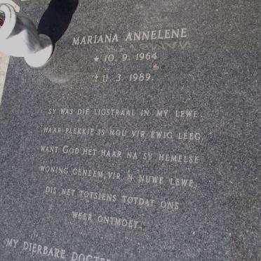 TRYTSMAN Gert 1918-1978 :: TRYTSMAN Mariana Annelene 1964-1989