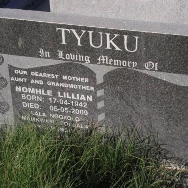 TYUKU Nomhle Lillian 1942-2009