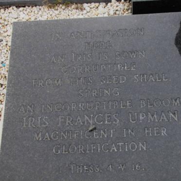 UPMAN Iris Frances