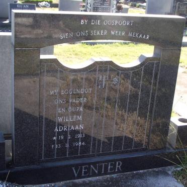 VENTER Willem Adriaan 1913-1984